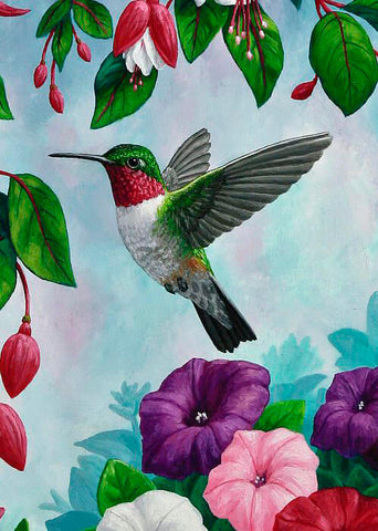 Flying Hummingbird - TryPaint