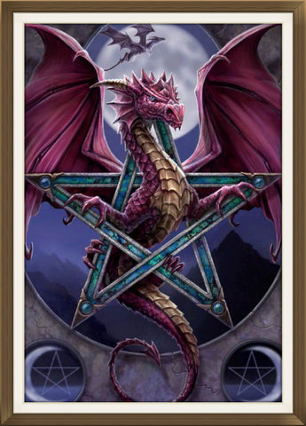 Dragon & Pentagram - TryPaint