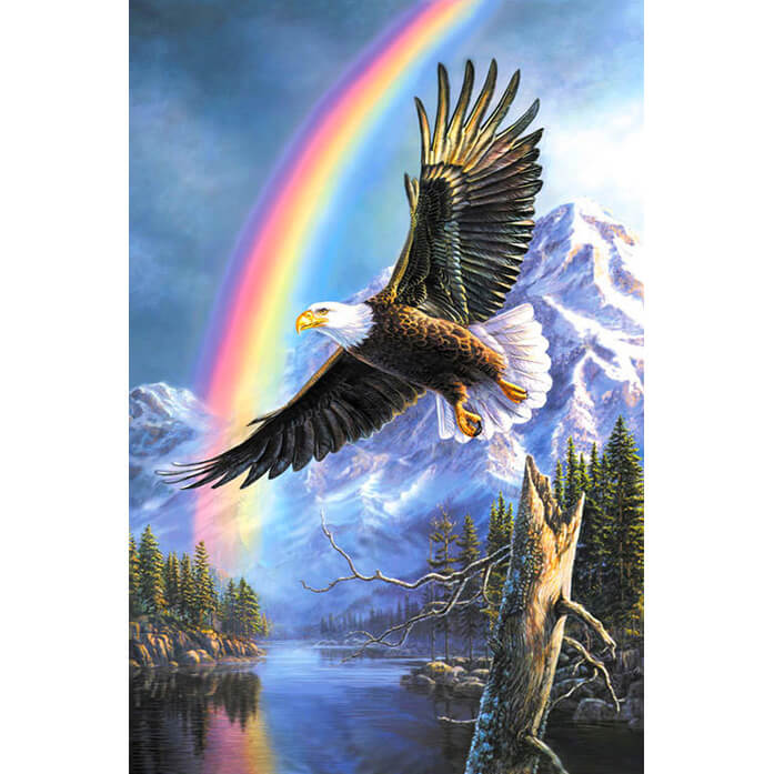Rainbow Flying Eagle – Trypaint