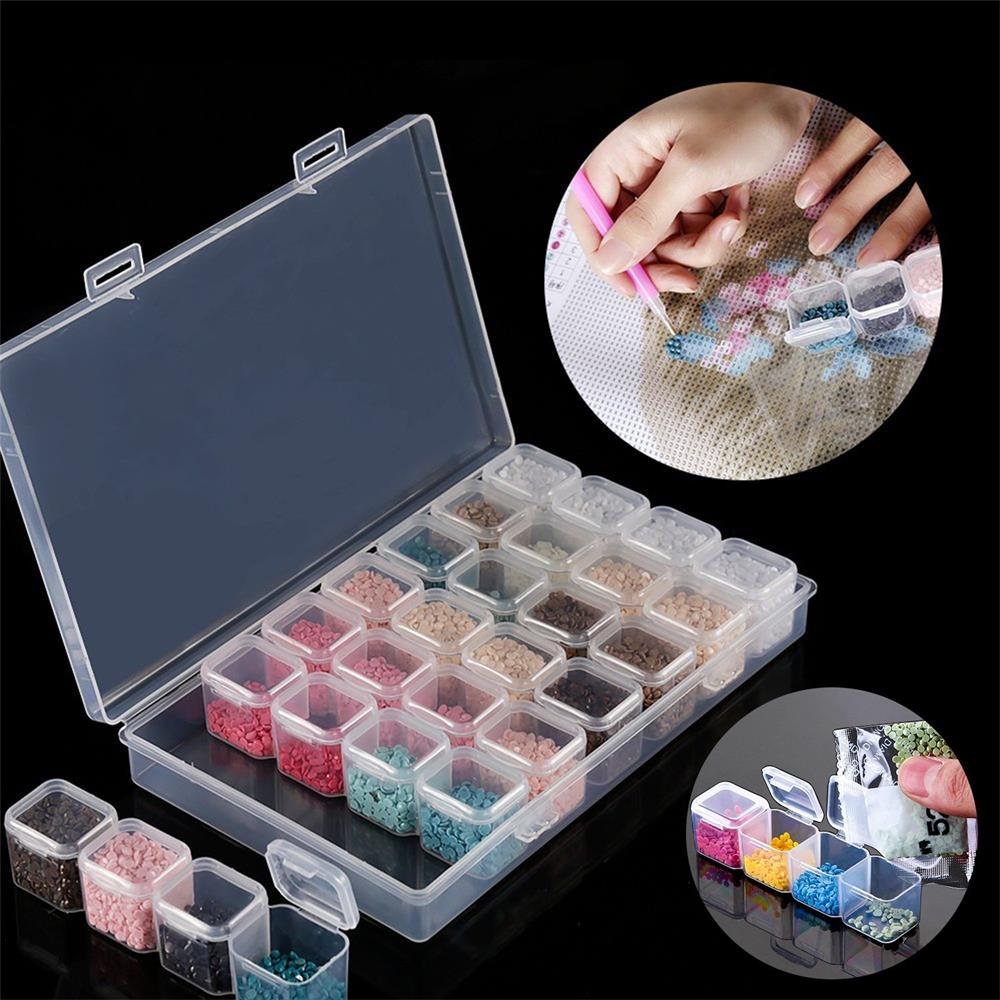 Diamond Painting Storage Box 28 Grids Diamond Box Accessory – Trypaint