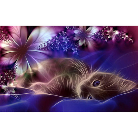 Night Flowers Cats - TryPaint