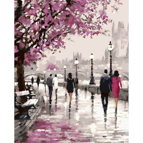 Cherry Blossom Street - TryPaint
