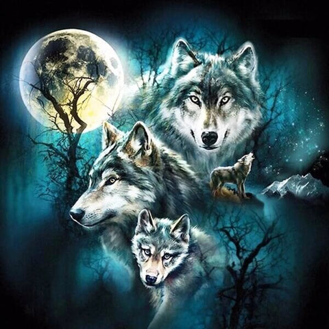 Moon Night Wolves