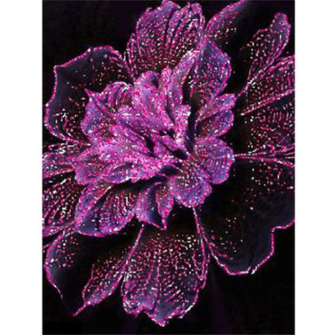 Crystal Purple Flower