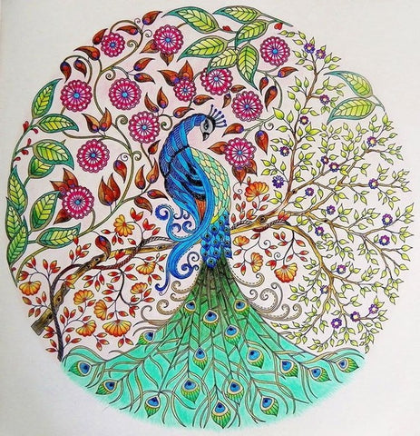 Peacock Tree Art - TryPaint