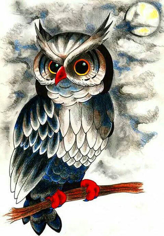 Black Cloud Owl - TryPaint