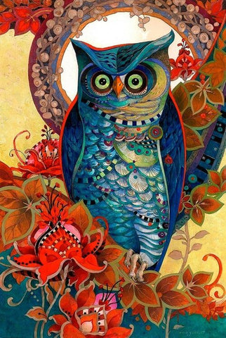 Owl in the Flower - TryPaint
