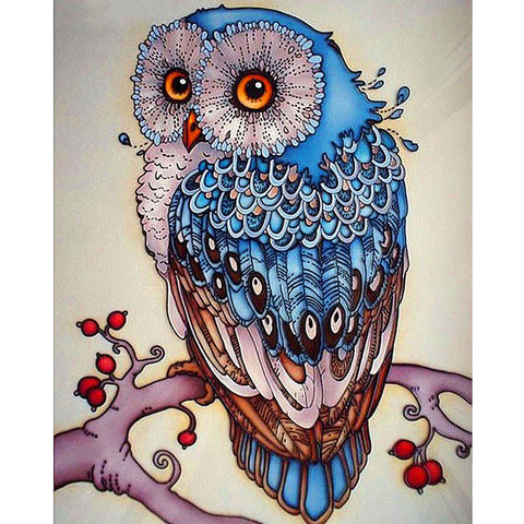 Blue Diamond Owl