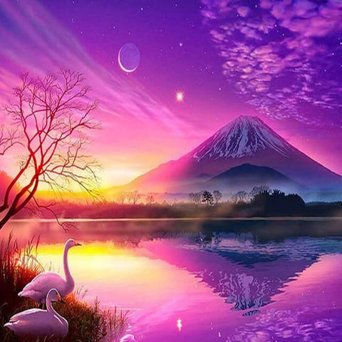 Beautiful Purple Landscape