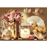 Flower Tea Still Life - TryPaint