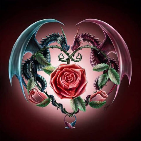 Legendary Dragons Rose - TryPaint