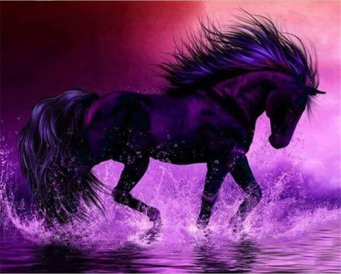 Purple World Horse