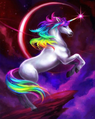 Flying Galaxy Unicorn - TryPaint