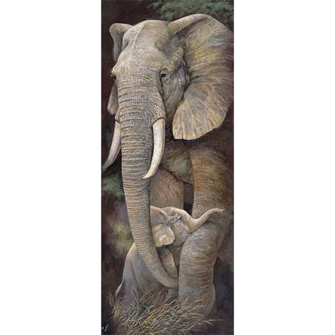 Maternal Elephant Animal - TryPaint