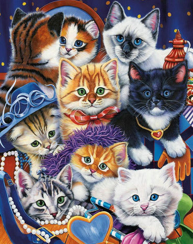 Cute Cats Paintings - TryPaint