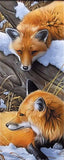 Family Of Fox Resting - TryPaint