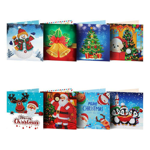 Mega Value Christmas Cards - 8x Pack