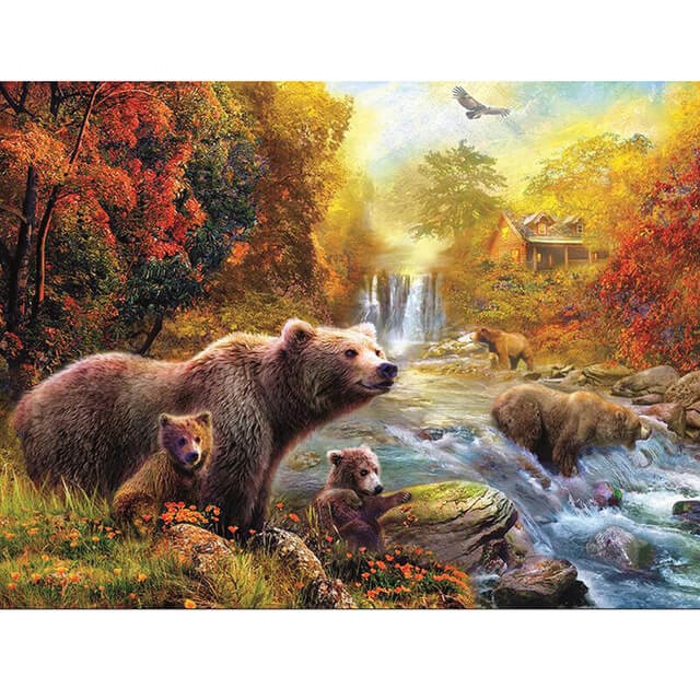 Forest Bear Family – Trypaint