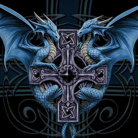 Blue Cross Dragon - TryPaint