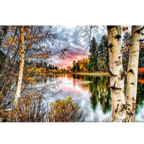 Beautiful Lake Landscape - TryPaint
