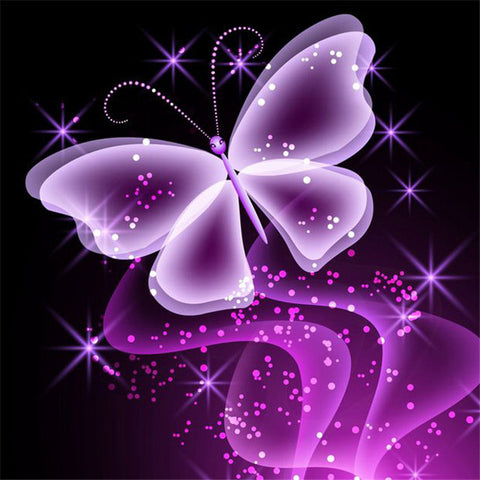 Purple Butterfly - TryPaint