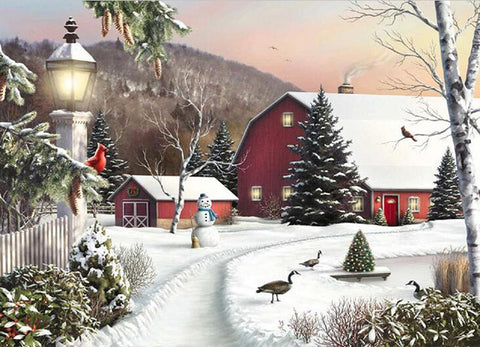 Beautiful Winter Landscape - TryPaint